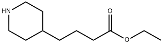 4-Piperidinebutanoic acid, ethyl ester Struktur