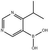 4-ISOPROPYLPYRIMIDINE-5-BORONIC ACID 95 Struktur