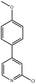 2-CHLORO-4-(4-METHOXYPHENYL)PYRIDINE Struktur