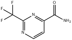 2-(三氟甲基)嘧啶-4-甲酰胺 結構式