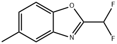 5-METHYL-2-DIFLUOROMETHYL-BENZOXAZOLE Struktur