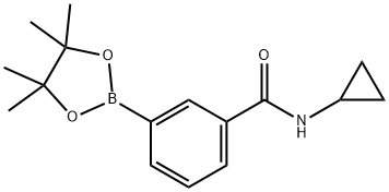 3-(N-CYCLOPROPYLAMINOCARBONYL)PHENYLBORONIC ACID, PINACOL ESTER price.