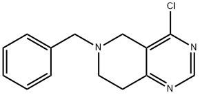 6-BENZYL-4-CHLORO-5,6,7,8-TETRAHYDROPYRIDO[4,3-D]PYRIMIDINE Structure