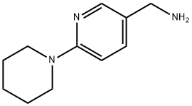 (6-Piperdin-1-ylpyridin-3-yl)Methyl aMine Struktur