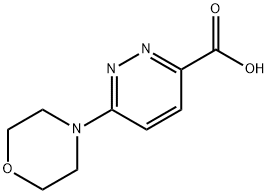 6-MORPHOLIN-4-YLPYRIDAZINE-3-CARBOXYLIC ACI Struktur