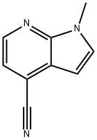 1H-Pyrrolo[2,3-b]pyridine-4-carbonitrile,  1-methyl- Struktur