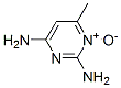 2,4-Pyrimidinediamine, 6-methyl-, 1-oxide (9CI) Struktur