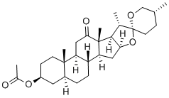 HECOGENIN ACETATE Struktur