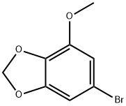 1,3-Benzodioxole, 6-bromo-4-methoxy- Struktur