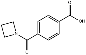 4-(1-AZETIDINE CARBONYL)-BENZOIC ACID Struktur