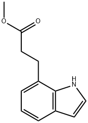 Methyl 3-(1H-indol-7-yl)propanoate Struktur