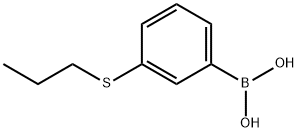 3-(1-Propylthio)-benzeneboronic acid Struktur