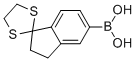 1,1-(Ethylenedithio)-indane-5-boronic acid Struktur