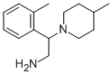 2-(2-methylphenyl)-2-(4-methylpiperidin-1-yl)ethanamine Struktur