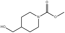 1-Piperidinecarboxylic  acid,  4-(hydroxymethyl)-,  methyl  ester Struktur