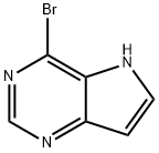 4-BROMO-7H-PYRROLO[2,3-D]PYRIMIDINE Struktur