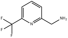 C-(6-Trifluoromethyl-pyridin-2-yl)-methylamine Struktur