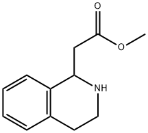 Methyl 2-(1,2,3,4-tetrahydro-1-isoquinolinyl)-acetate Struktur