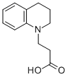 1,2,3,4-TETRAHYDROQUINOLINEPROPIONIC ACID Struktur