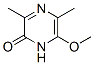 2(1H)-Pyrazinone,  6-methoxy-3,5-dimethyl- Struktur