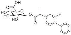 Flurbiprofen Acyl-β-D-glucuronide 
(Mixture of Diastereomers) Struktur