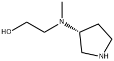 2-[Methyl-(3R)-3-pyrrolidinylamino]-ethanol Struktur