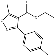 4-Isoxazolecarboxylic acid, 5-Methyl-3-(4-ethylphenyl)-,ethyl ester Struktur