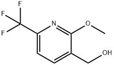 2-Methoxy-6-(trifluoromethyl)pyridine-3-methanol Struktur