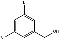 3-BROMO-5-CHLORO-BENZYL ALCOHOL Struktur