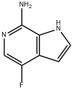 1H-Pyrrolo[2,3-c]pyridin-7-aMine, 4-fluoro- Struktur