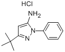 5-TERT-BUTYL-2-PHENYL-2H-PYRAZOL-3-YLAMINE HYDROCHLORIDE Struktur