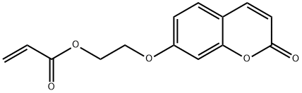 7-((2-Acryloyloxy)ethyloxy)coumarin Struktur