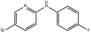 N-(5-Bromo-2-pyridinyl)-N-(4-fluorophenyl)amine Struktur