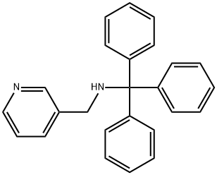 (3-Triphenylmethylaminomethyl)pyridine Struktur