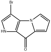 Pyrrolo[2,3-b]pyrrolizin-8(1H)-one,  3-bromo- Struktur