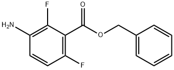 {3-[(Benzyloxy)carbonyl]-2,4-difluorophenyl}amine Struktur