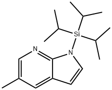 1H-Pyrrolo[2,3-b]pyridine, 5-methyl-1-[tris(1-methylethyl)silyl]-