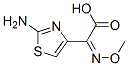 2-Amino-alpha-(Methoxyimino)-4-Thiazoleacetic  Acid Struktur