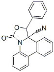 3H-Oxazolo[3,4-f]phenanthridine-12b(1H)-carbonitrile,  3-oxo-1-phenyl- Struktur