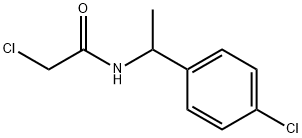 2-氯-N-[1-(4-氯苯基)乙基]乙酰胺, 91900-33-3, 結構式