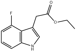 1H-Indole-3-acetic acid, 4-fluoro-, ethyl ester