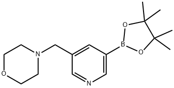 4-((5-(4,4,5,5-tetramethyl-1,3,2-dioxaborolan-2-yl)pyridin-3-yl)methyl)morpholine price.