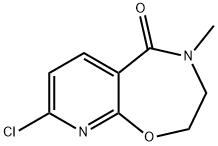 Pyrido[3,2-f]-1,4-oxazepin-5(2H)-one, 8-chloro-3,4-dihydro-4-methyl- Struktur