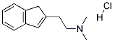 N,N-DiMethyl-1H-indene-2-ethanaMine Hydrochloride Struktur