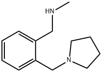 METHYL-(2-PYRROLIDIN-1-YLMETHYL-BENZYL)-AMINE Struktur