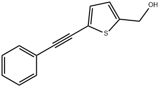 [5-(2-PHENYLETH-1-YNYL)-2-THIENYL]METHANOL Struktur