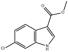 1H-INDOLE-3-CARBOXYLIC ACID,6-CHLORO-,METHYL ESTER Structure