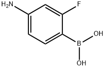 (4-AMINO-2-FLUOROPHENYL)BORONIC ACID Struktur