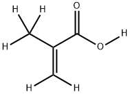 METHACRYLIC ACID-D6 Struktur