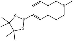 1,2,3,4-TETRAHYDRO-2-METHYL-6-(4,4,5,5-TETRAMETHYL-1,3,2-DIOXABOROLAN-2-YL)-ISOQUINOLINE Struktur